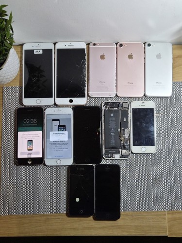 Job lot 12x apple iphones - 12x,
